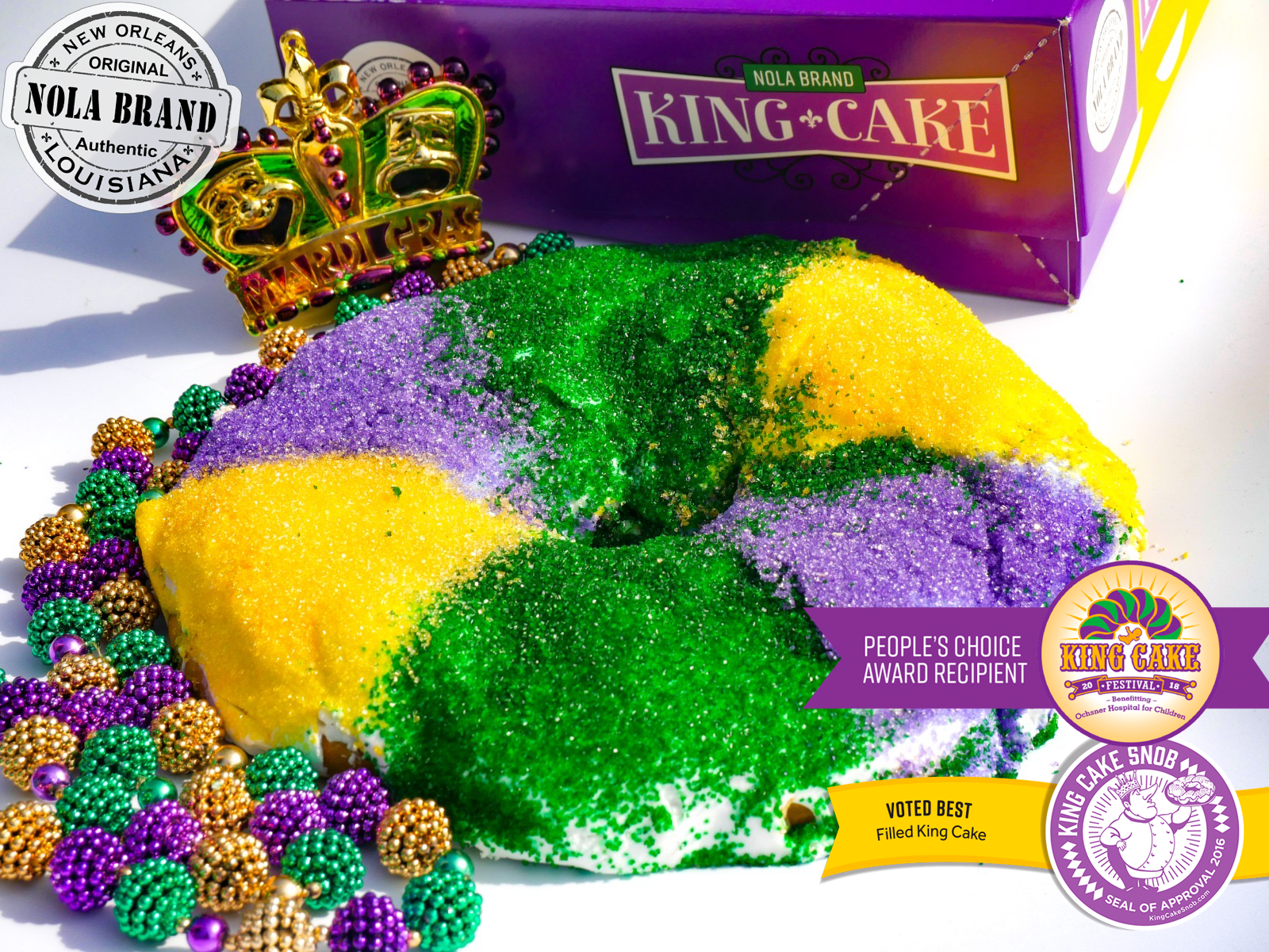 NOLA BRAND King Cake